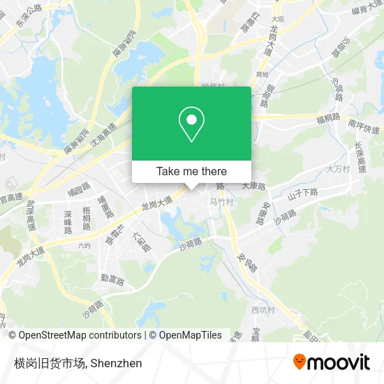 横岗旧货市场 map