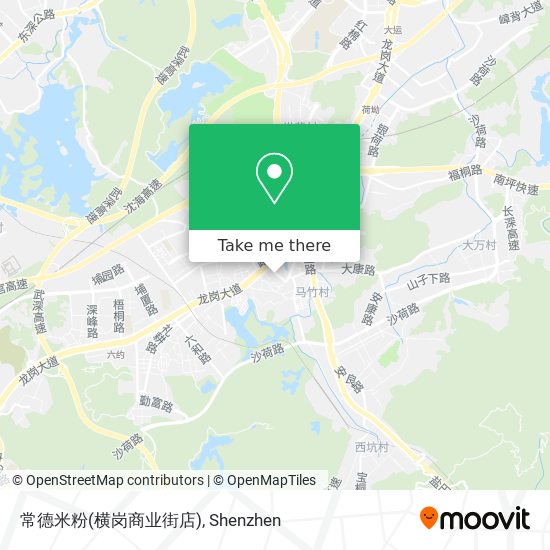 常德米粉(横岗商业街店) map
