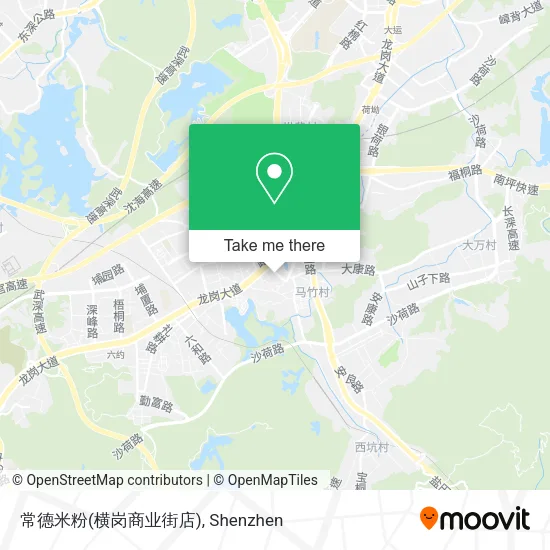 常德米粉(横岗商业街店) map