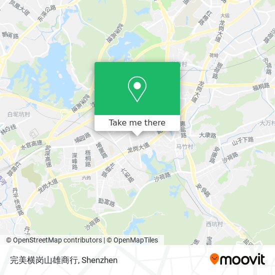 完美横岗山雄商行 map