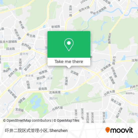 吓井二院区式管理小区 map