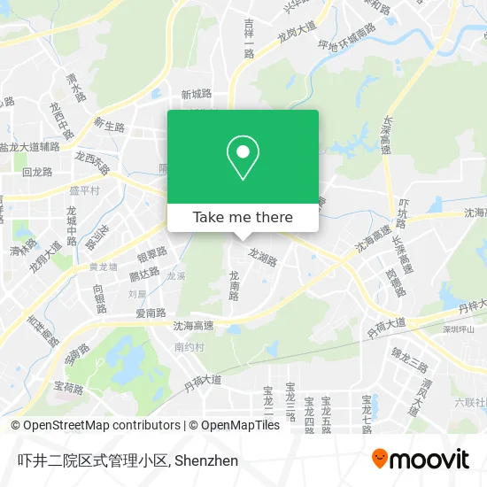 吓井二院区式管理小区 map