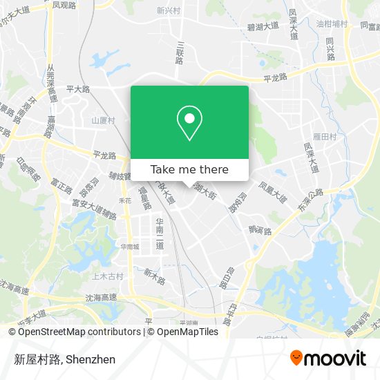 新屋村路 map