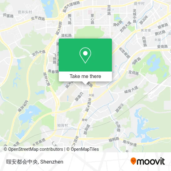 颐安都会中央 map