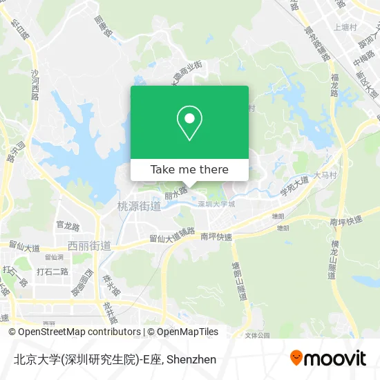 北京大学(深圳研究生院)-E座 map