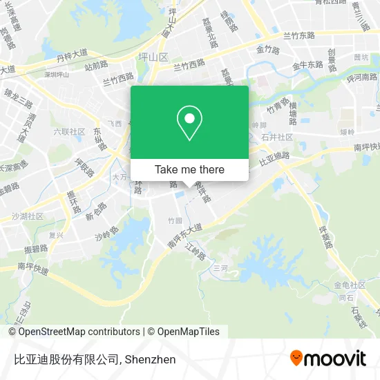 比亚迪股份有限公司 map