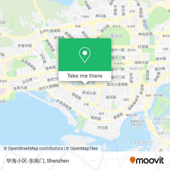 华海小区-东南门 map