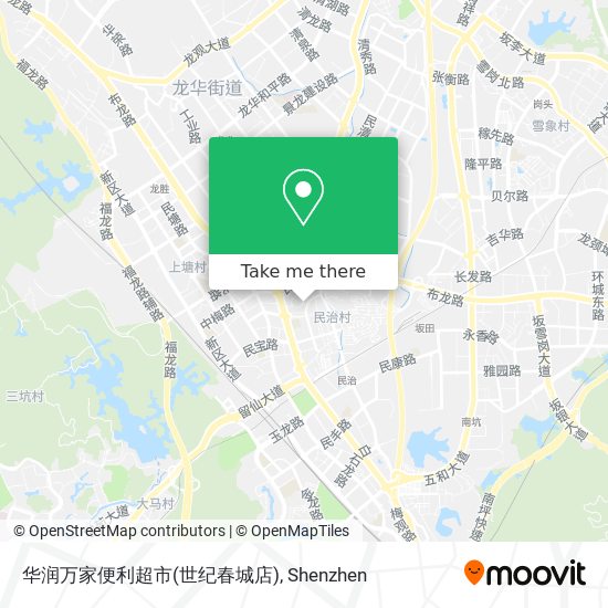 华润万家便利超市(世纪春城店) map