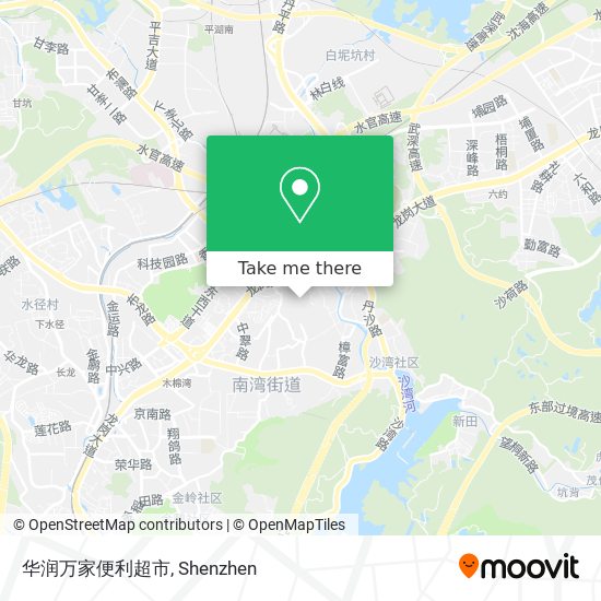 华润万家便利超市 map