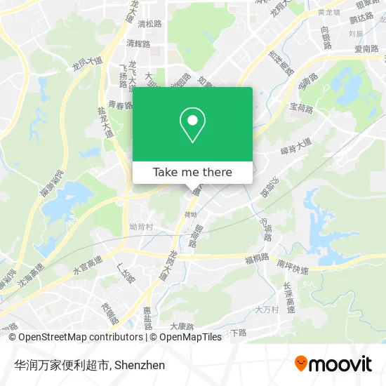 华润万家便利超市 map