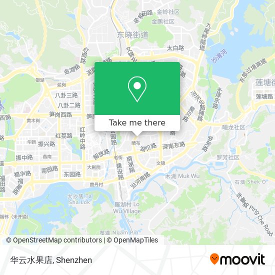 华云水果店 map