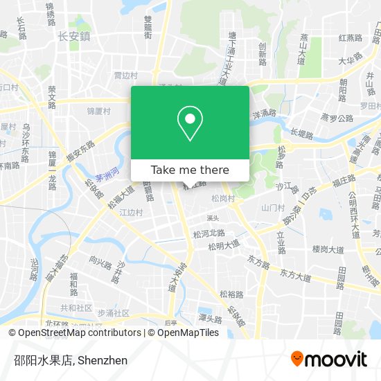 邵阳水果店 map