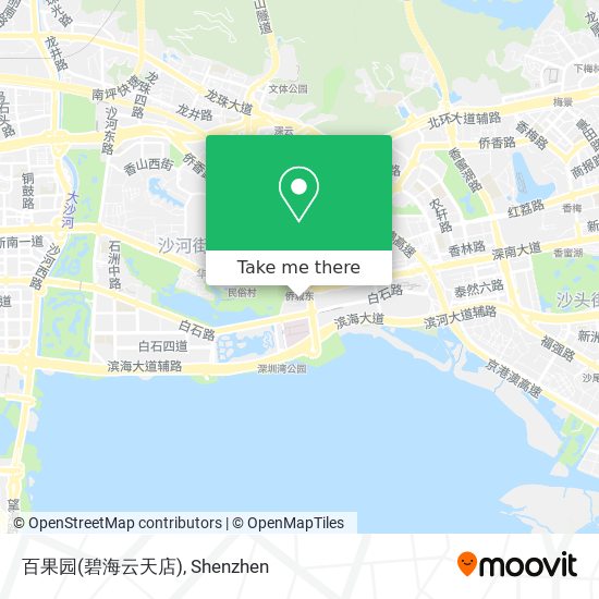 百果园(碧海云天店) map