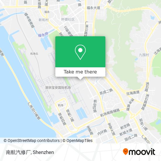 南航汽修厂 map
