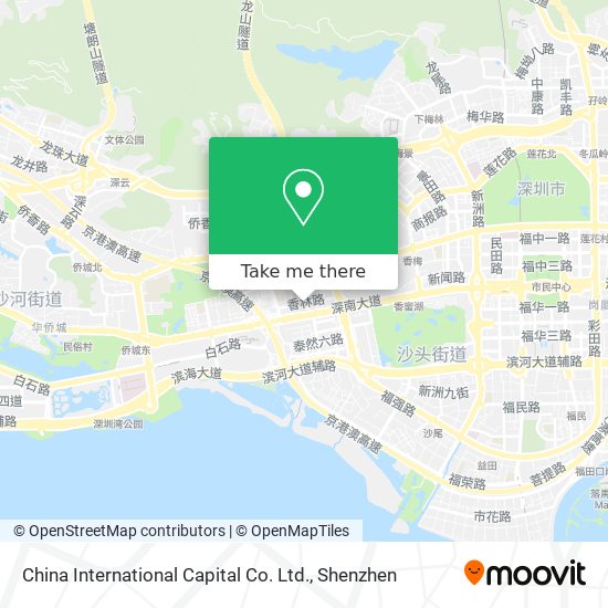 China International Capital Co. Ltd. map