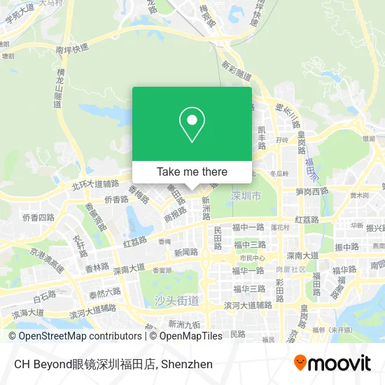 CH Beyond眼镜深圳福田店 map