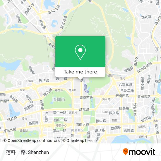 莲科一路 map