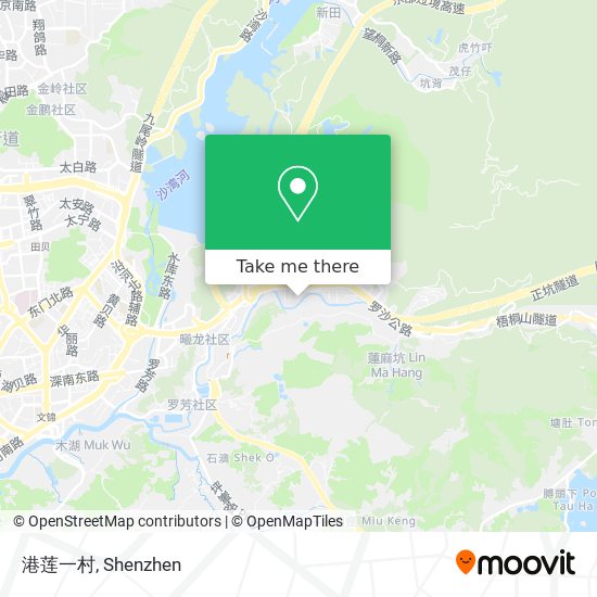 港莲一村 map