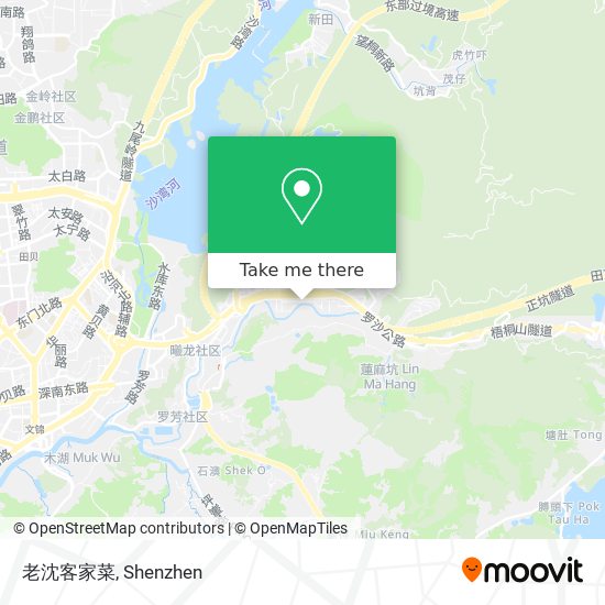 老沈客家菜 map