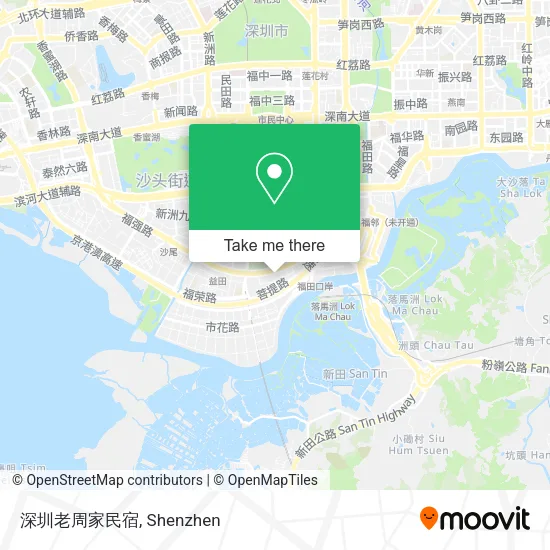 深圳老周家民宿 map