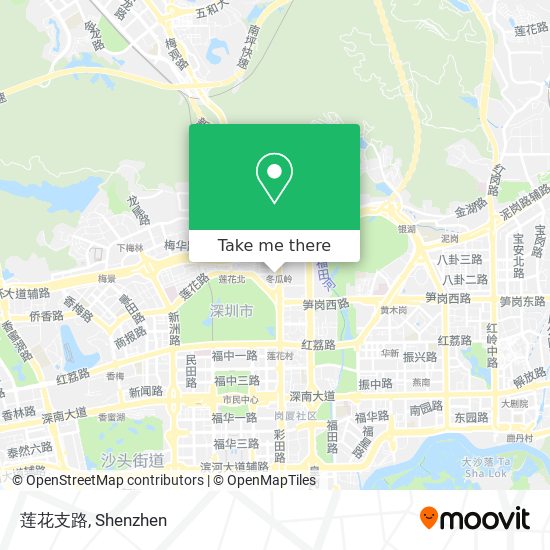 莲花支路 map