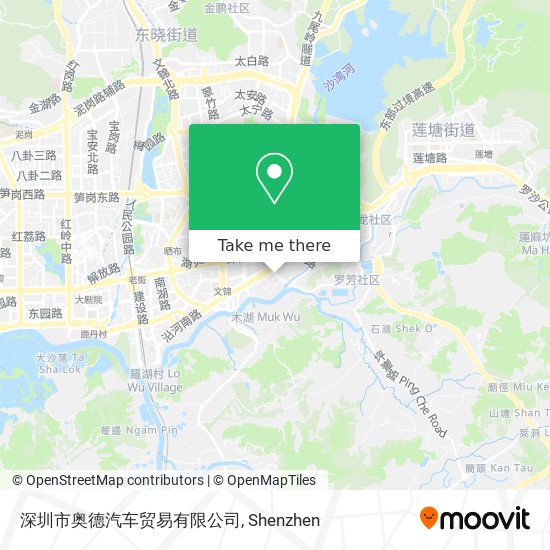 深圳市奥德汽车贸易有限公司 map