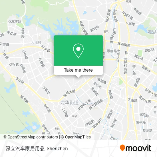 深立汽车家居用品 map