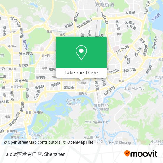 a cut剪发专门店 map