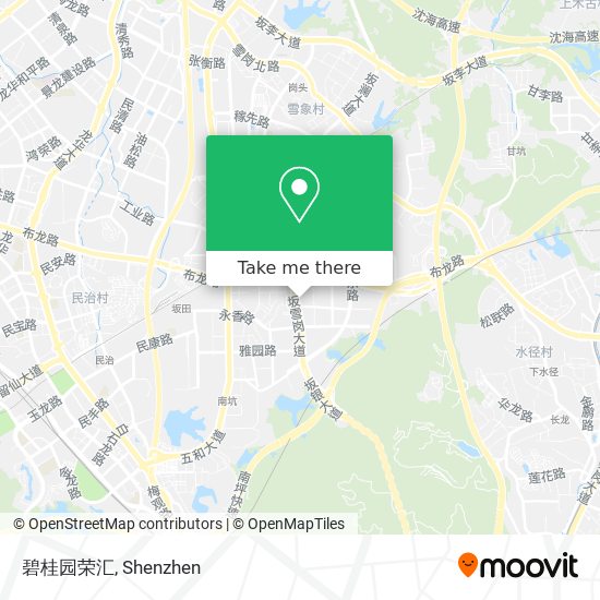 碧桂园荣汇 map