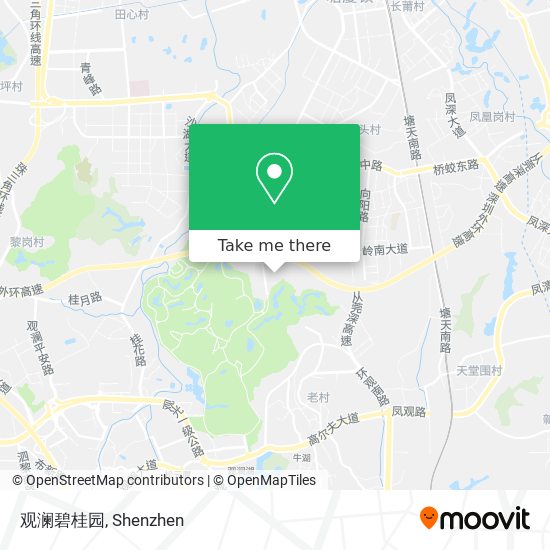 观澜碧桂园 map