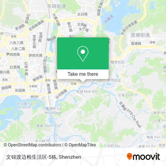 文锦渡边检生活区-5栋 map