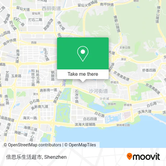 倍思乐生活超市 map