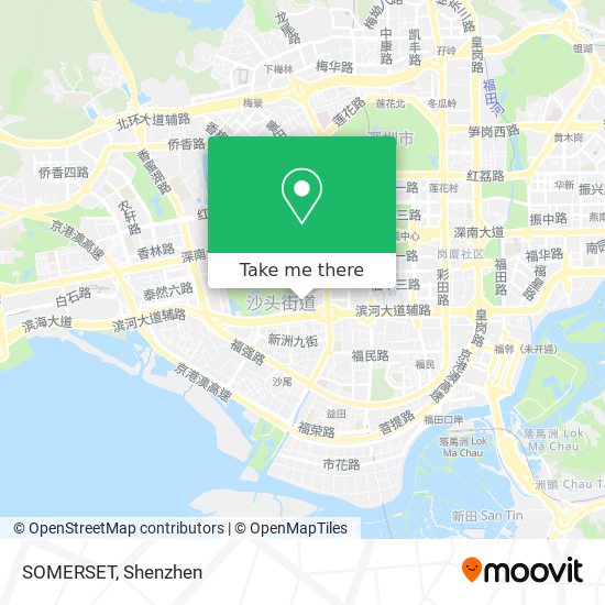 SOMERSET map