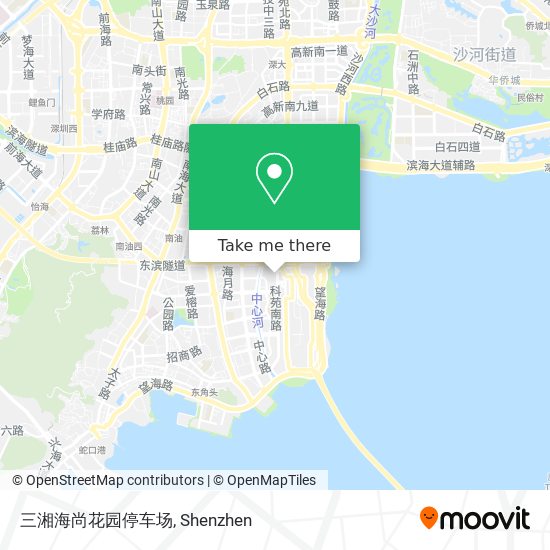 三湘海尚花园停车场 map