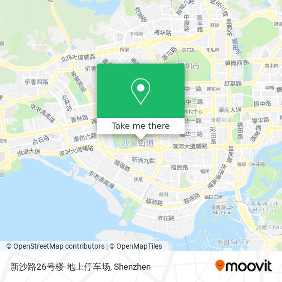 新沙路26号楼-地上停车场 map