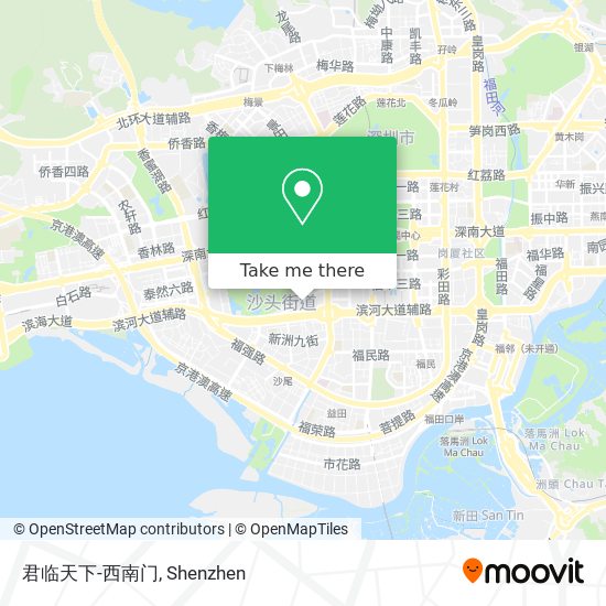 君临天下-西南门 map