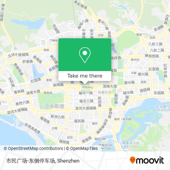 市民广场-东侧停车场 map