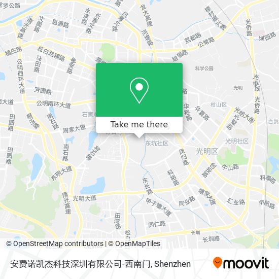 安费诺凯杰科技深圳有限公司-西南门 map