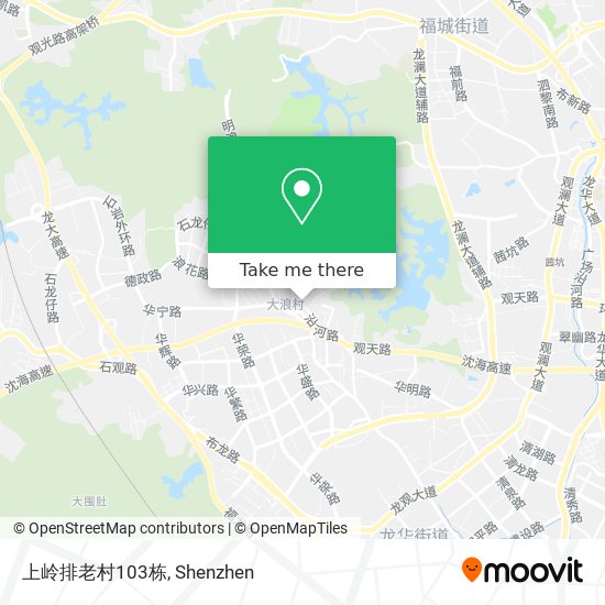 上岭排老村103栋 map