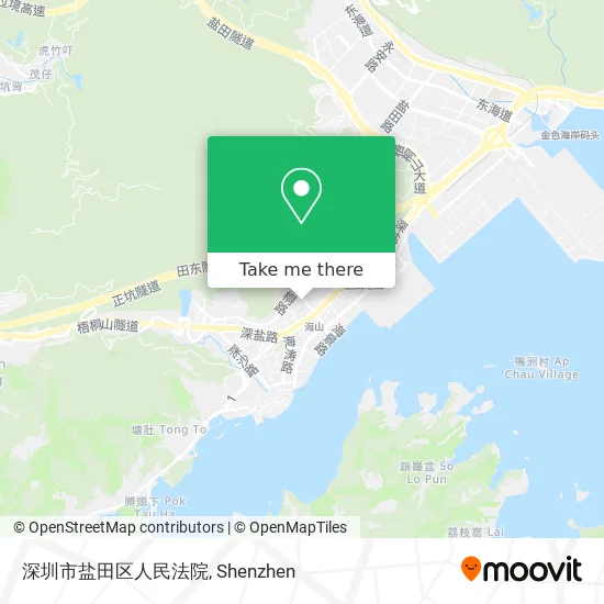 深圳市盐田区人民法院 map