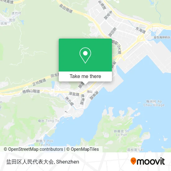 盐田区人民代表大会 map