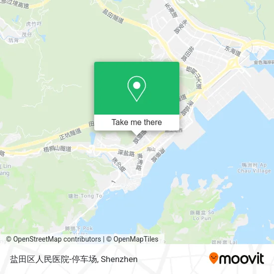 盐田区人民医院-停车场 map