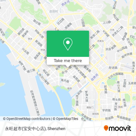 永旺超市(宝安中心店) map