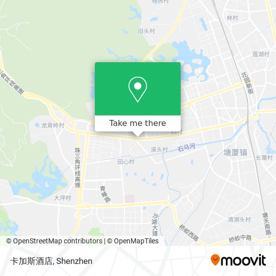 卡加斯酒店 map