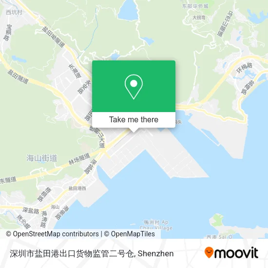 深圳市盐田港出口货物监管二号仓 map