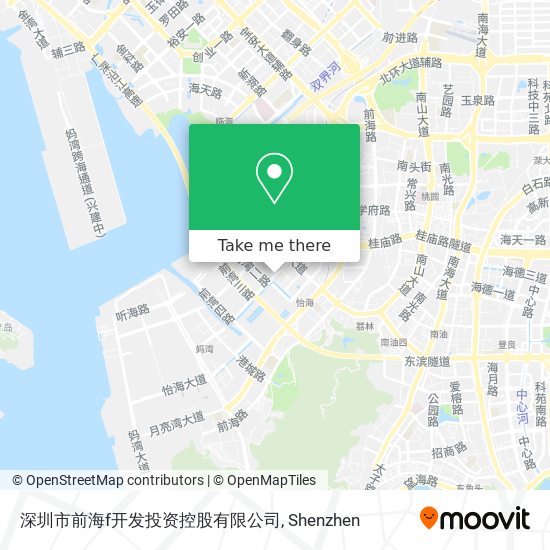 深圳市前海f开发投资控股有限公司 map
