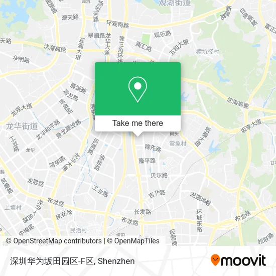 深圳华为坂田园区-F区 map
