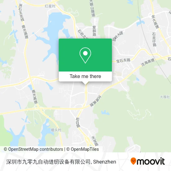 深圳市九零九自动缝纫设备有限公司 map
