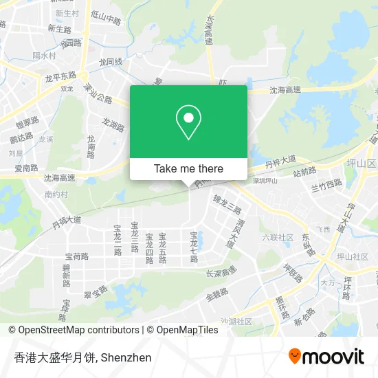 香港大盛华月饼 map