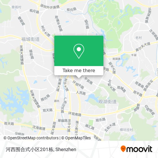 河西围合式小区201栋 map